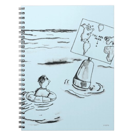 Angeschwemmt Notizblock (Vorderseite)