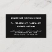 Angesehene, einfache und unternehmensbezogene Visi Visitenkarte (Vorderseite)