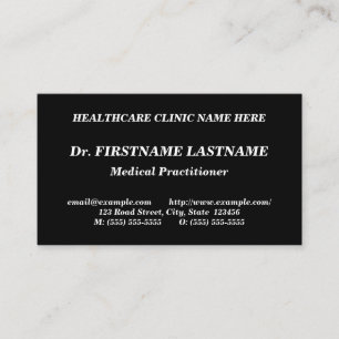 Angesehene, einfache und unternehmensbezogene Visi Visitenkarte