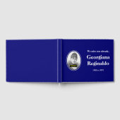 Angesehene, Minimalistische Beileid Gästebuch (Voll)