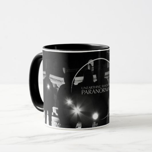 Angesehene Unarthing Shadows Paranormale Offiziell Tasse (Vorderseite Links)