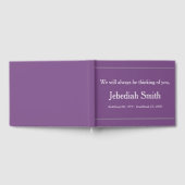 Angesehenes, konservatives Beileid Gästebuch (Voll)