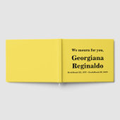 Angesehenes, Personalisiertes Beileid Gästebuch (Voll)