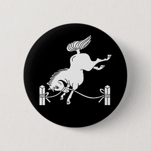 Angeseiltes Soma-Pferd Button