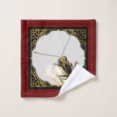 Angesicht der Schmetterlinge - Nahaufnahme des Mon Badhandtuch Set (Waschlappen)