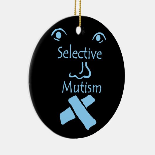 Angesicht des selektiven Mutismus Keramikornament (Rechts)