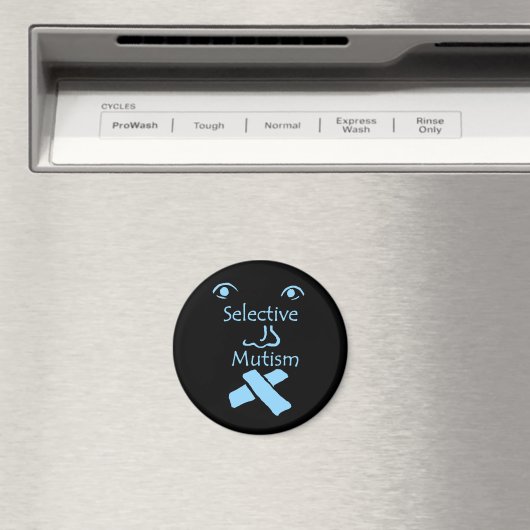 Angesicht des selektiven Mutismus Magnet (In Situ (Geschirrspüler))