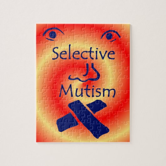 Angesicht des selektiven Mutismus-Puzzles Puzzle (Vertikal)