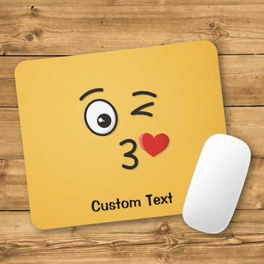 Angesicht, die eine Kuss-Maus-Pad Mousepad