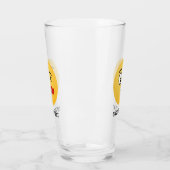 Angesicht, die einen Kuss werfen Glas (Links)