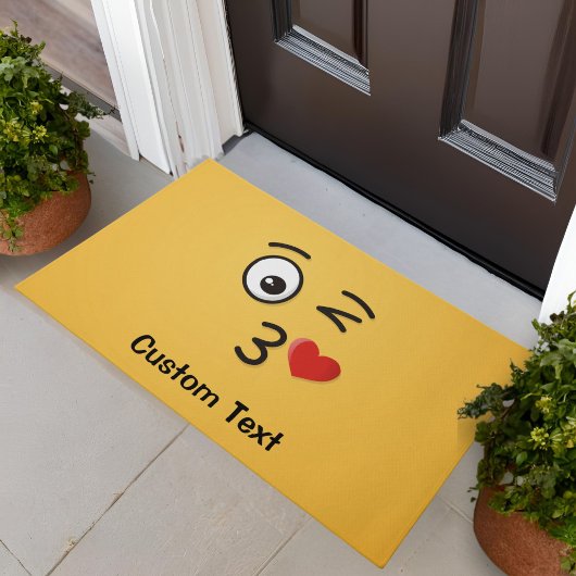 Angesicht, die Kiss Doormat Fußmatte