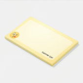 Angesicht, die Kiss-Post-it-Notizen werfen Post-it Klebezettel (angewinkelt)