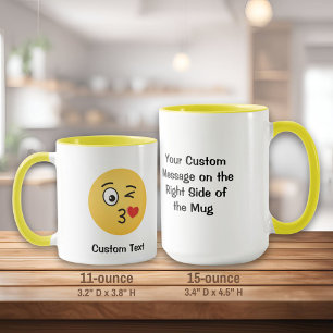 Angesicht, die Kiss-Tasse Tasse