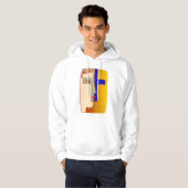 Angesicht in einer Kreuzmännchen-Hoodie Hoodie (Vorne ganz)