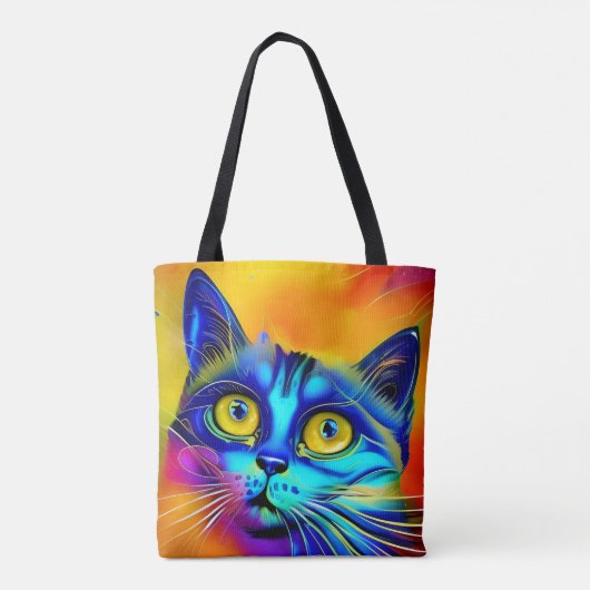 Angesicht künstlicher Intelligenz Tasche (Rückseite)