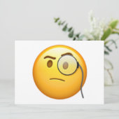 Angesicht mit Monocle - Emoji (Stehend Vorderseite)