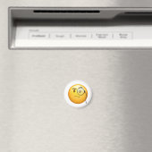 Angesicht mit Monocle - Emoji Magnet (In Situ (Geschirrspüler))