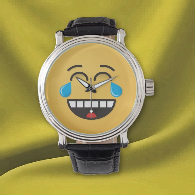 Angesicht mit Tränen der Freude Armbanduhr (Von Creator hochgeladen)