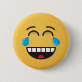 Angesicht mit Tränen der Freude Button (Vorderseite)
