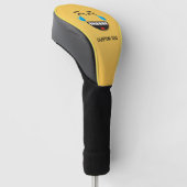 Angesicht mit Tränen der Freude Golf Headcover (angewinkelt)