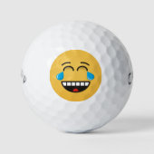 Angesicht mit Tränen der Freude Golfball (Vorderseite)