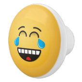 Angesicht mit Tränen der Freude Keramikknauf (Rechts)