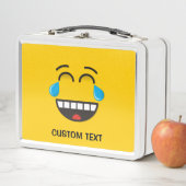 Angesicht mit Tränen der Freude Metall Lunch Box (Beispiel)