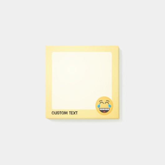 Angesicht mit Tränen der Freude Post-it Klebezettel (Vorderseite)