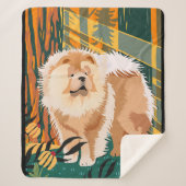 ANGESICHTS DER SONNENSCHIRPA-Decke Sherpadecke (Vorderseite)