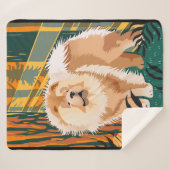 ANGESICHTS DER SONNENSCHIRPA-Decke Sherpadecke (Vorderseite (Horizontal))