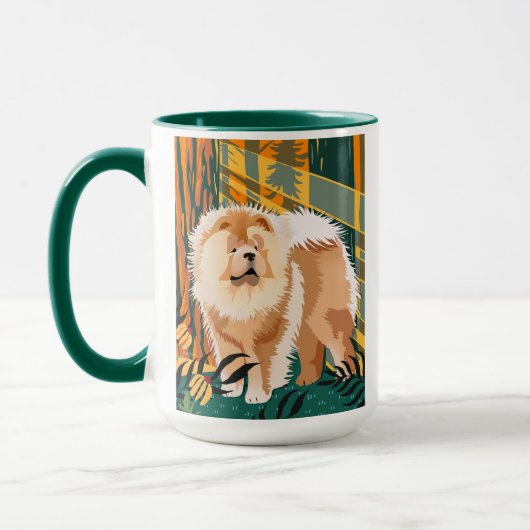 ANGESICHTS DER SUN Chow Classic-Tasse Tasse (Links)