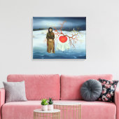 Angesichts meines gesamten Jahres 1997 Leinwanddruck (Insitu (Wohnzimmer))