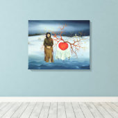 Angesichts meines gesamten Jahres 1997 Leinwanddruck (Insitu (Holzboden))