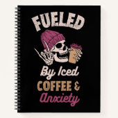 Angespornt durch Eistee und Angst Notizblock (Vorderseite)