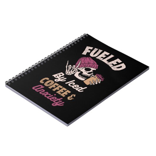 Angespornt durch Eistee und Angst Notizblock (Linke Seite)