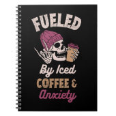 Angespornt durch Eistee und Angst Notizblock (Vorderseite)