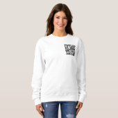 Angespornt durch Eistee und Angst Sweatshirt (Vorne ganz)