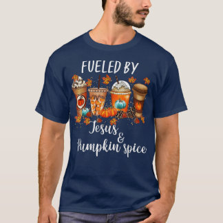 Angespornt durch Kürbisgewürze und Jesus-Kaffee Lo T-Shirt