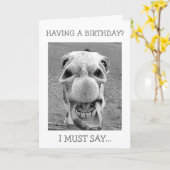 ANGESPROCHEN MULE HATTE EINEN GEBURTSTAG? KARTE (Gelbe Blume)