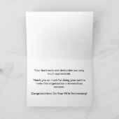 Angestellt-5. Jahrestag Karte (Innenseite)