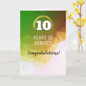 Angestellt-Jahrestagskarte des Mod geometrische Karte (Gelbe Blume)