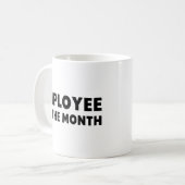 Angestellt-Monat Kaffeetasse (Vorderseite Links)
