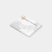 Angestelltanerkennungs-Post-Itpreis danken Ihnen Post-it Klebezettel (angewinkelt)