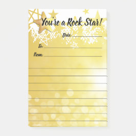 Angestelltanerkennungspost-itpreis-Rockstar Post-it Klebezettel