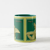 Angestellte Birthday Butterfly Tasse (Mittel)