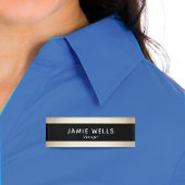 Angestellte des Black Gold Mitarbeiters Magnetic N Namenschild