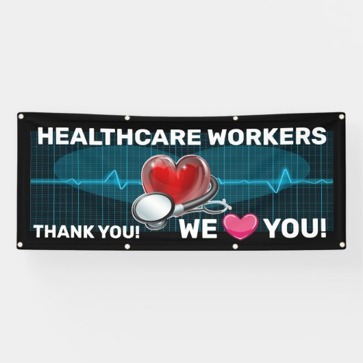 Angestellte im Gesundheitswesen Banner (Horizontal)