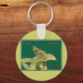 Angestellter Birthday Butterfly Schlüsselanhänger (Vorderseite)