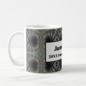 Angestellter der Anerkennung für das Jahr Kaffeetasse (Links)