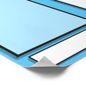 Angestellter der Anzeige des Fotos für die Monatse Poster (Ecke)